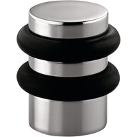 Cylinder Door Stop in Satin Chrome by Colombo Design