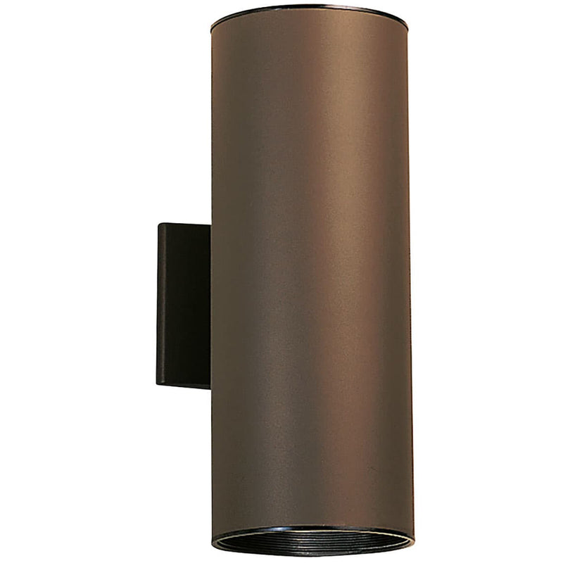 Cylinder Outdoor Wall Light Large Architectural Bronze By Kichler