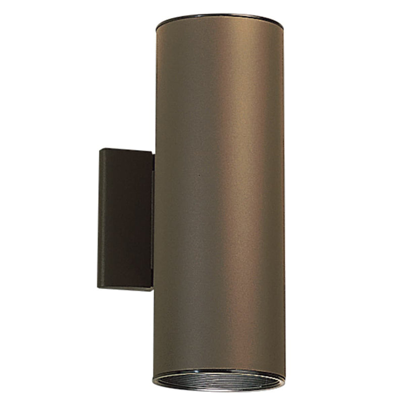 Cylinder Outdoor Wall Light Medium Architectural Bronze By Kichler
