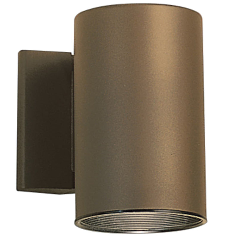 Cylinder Outdoor Wall Light Small Architectural Bronze By Kichler