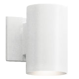 Cylinder Outdoor Wall Light Small White By Kichler