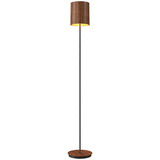Cylindrical Floor Lamp Imbuia By Accord