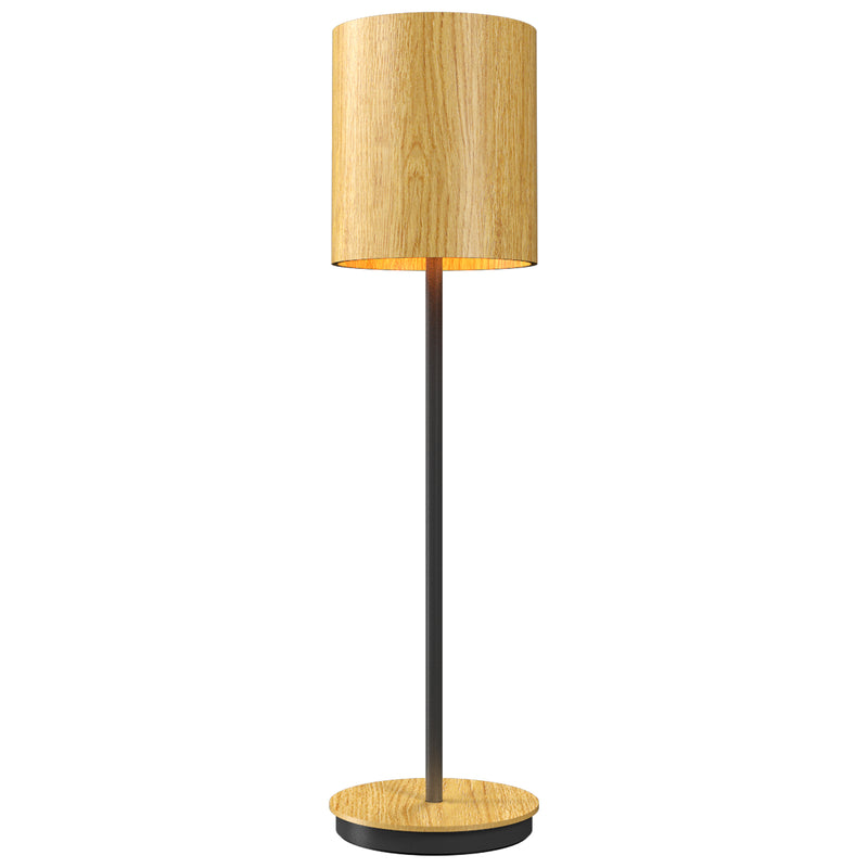 Cylindrical Table Lamp Catherdral Freijo Small By Accord