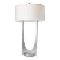 Cypress Table Lamp, shown in Sterling, Sterling, by Hubbardton Forge