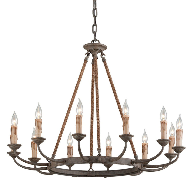 Cyrano Chandelier - 12-Light by Troy Lighting