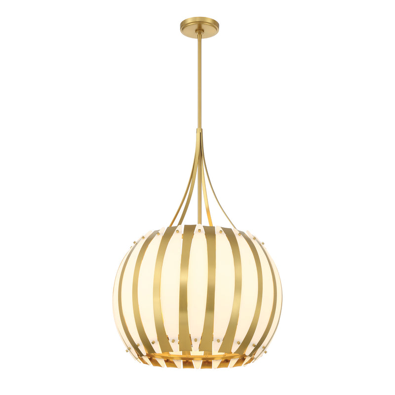Daria 20.5'' Luxe Gold Chandelier by Crystorama