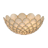 Darby 16'' LED Soft Gold Semi Flush Mount by Crystorama