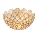 Darby 16'' LED Soft Gold Semi Flush Mount by Crystorama