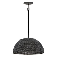 Dalia Large Convertible Pendant - Black - by Hinkley