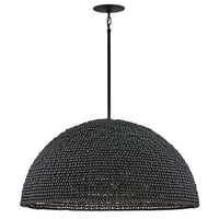 Dalia Medium Convertible Chandelier - Black - by Hinkley