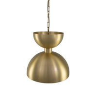 Dallas Dome Pendant - Satin Brass