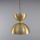 Dallas Dome Pendant - Satin Brass