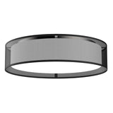 Dalton Flushmount — Black Organza 20 Inch
