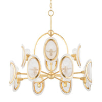 Danes Chandelier - 12-Light by Hudson Valley