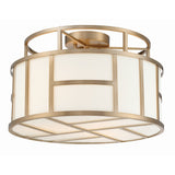 Danielson Semi Flush Mount 16.75'' Vibrant Gold
