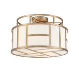 Danielson Semi Flush Mount 16.75'' Vibrant Gold