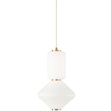 Danto Pendant Light Oxidized Gold By Matteo - Front View