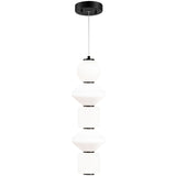 Danto Pendant Light 5 Tiers Oxidized Black By Matteo