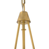 Danvers Pendant - Large, Lacquered Dark Brass