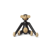 Kay Bojesen Monkey, Dark Stained Oak, Mini Mini By Kay Bojesen