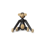 Kay Bojesen Monkey, Dark Stained Oak, Mini Mini By Kay Bojesen