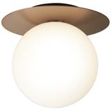 Dark Bronze/Opal Large Liila Ceiling/Wall Light by Nuura