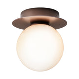 Dark Bronze/Opal Medium Liila Ceiling/Wall Light by Nuura