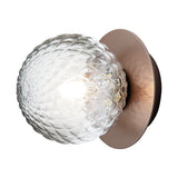 Dark Bronze/Optic Clear Medium Liila Ceiling/Wall Light by Nuura
