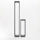Dark Gray Home Solar Bollard Outdoor Lamp by Zafferano