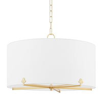 Darlene Chandelier - Aged Brass