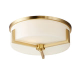 Dart Flush Mount Satin Brass by Maxim Lighting