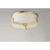 Dart Flush Mount Satin Brass by Maxim Lighting