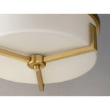 Dart Flush Mount Satin Brass by Maxim Lighting