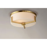 Dart Flush Mount Satin Brass by Maxim Lighting