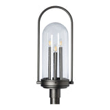 Davis Outdoor Post Lantern, shown in Coastal Oil Rubbed Bronze, by Hubbardton Forge