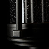 Davis Outdoor Post Lantern detail in Coastal Oil Rubbed Bronze, by Hubbardton Forge