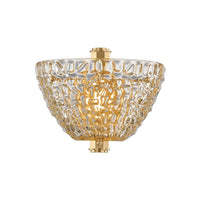 Davos Wall Sconce - 1 Light in Vintage Brass by Corbett