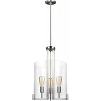 Dawes Outdoor Wall Lantern — Brushed Nickel