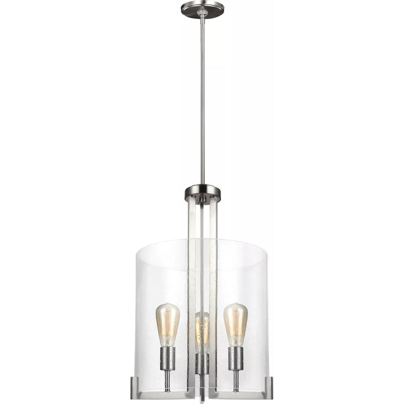 Dawes Outdoor Wall Lantern — Brushed Nickel