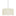 Dayna Shade Pendant — 24", White, Brushed Nickel