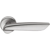 Daytona Door Lever in Satin Chrome by Colombo Design