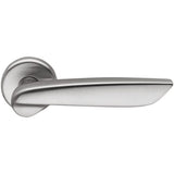 Daytona Door Lever in Satin Chrome by Colombo Design