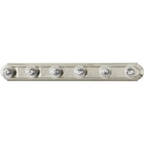De-Lovely Vanity Light — 36 Inch, Brushed Nickel