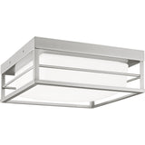Dearborn LED Flushmount — 10", Brushed Nickel