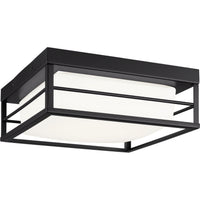 Dearborn LED Flushmount — 10", Midnight Black