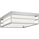 Dearborn LED Flushmount — 12", Brushed Nickel