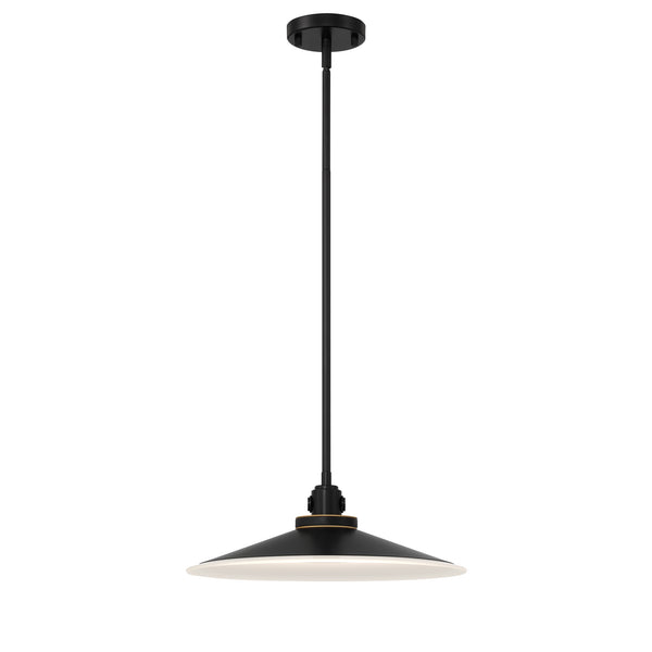 Deckard LED Outdoor Pendant Light By Eurofase Front View