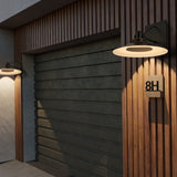Deckard LED Outdoor Wall Light Small By Eurofase Lifestyle View