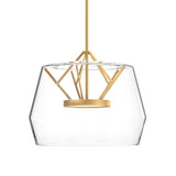 Deco Pendant — 18 Inch, Brushed Gold