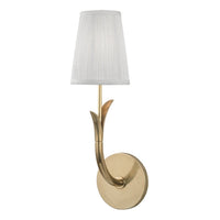 Deering Wall Sconce - 1-Light - Aged Brass by Hudson Valley
